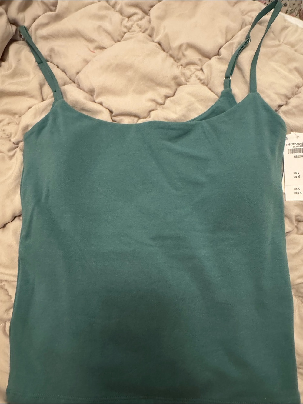 Abercrombie & Fitch Teal Adjustable-Strap Cami Top